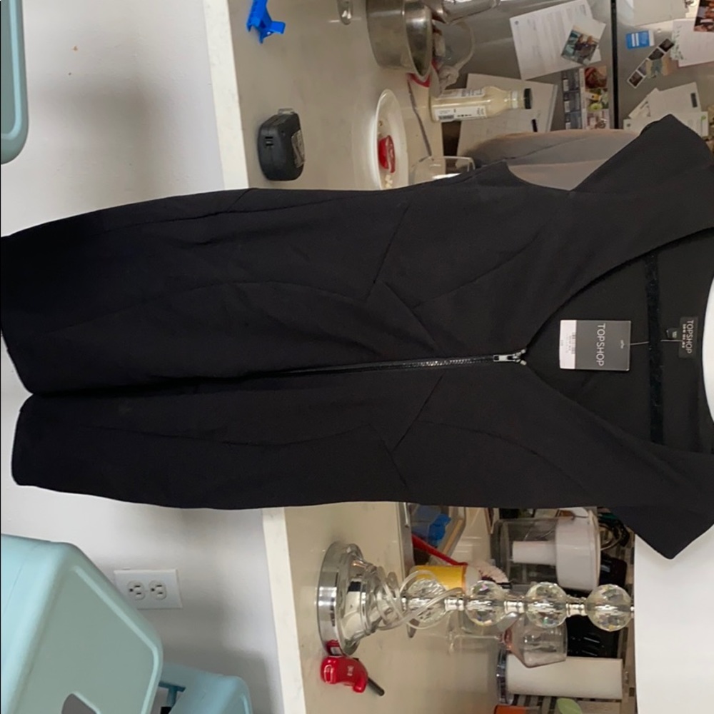 Black topshop Nordstrom cocktail dress medium